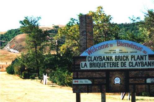 Claybank welcome sign