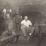 ~ 1950 from the left Jack Hughes, Jennings Turney, Ray Greathouse, Earnest Reynolds.