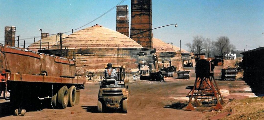 Brickmaking at the plant - 1980s