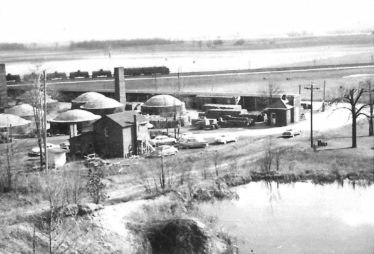 Medora Brick Plant photo circa 1960s