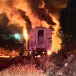 Box car fire image from elsewhere