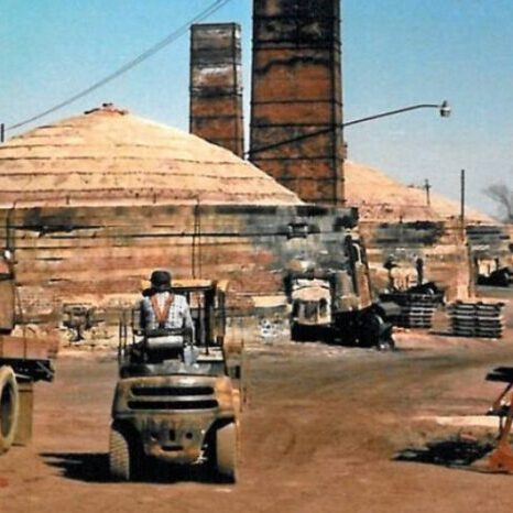 Brickmaking at the plant - 1980s